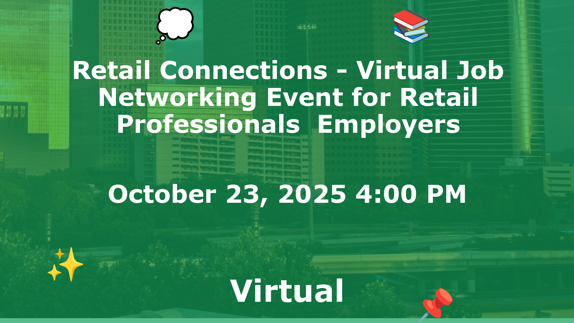 Retail Connections - Virtual Job  Networking Event for Retail Professionals  Employers event image